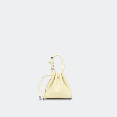 Behno Tina Mini Crossbody Pebble Buttercream In Yellow