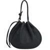 Behno Women's Ina Large Pebble Bag In Black In Black