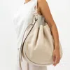 Behno Women's Ina Large Pebble Bag In Bone In Sand
