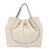 Behno Women's Katrina Satchel Pebble In Beige In Sand
