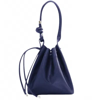 Behno Women's Tina Bag Medium Pebble In Navy In Blue