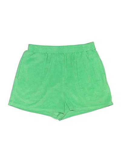 Pre-owned Beige Botany Athletic Shorts In Green
