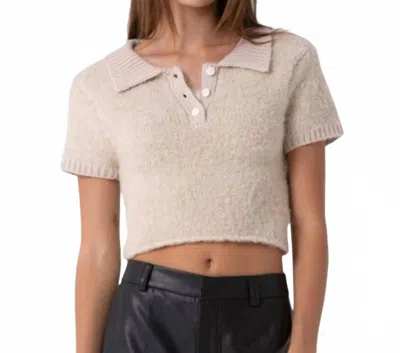 Beige Botany Avery Top In Beige In Neutral