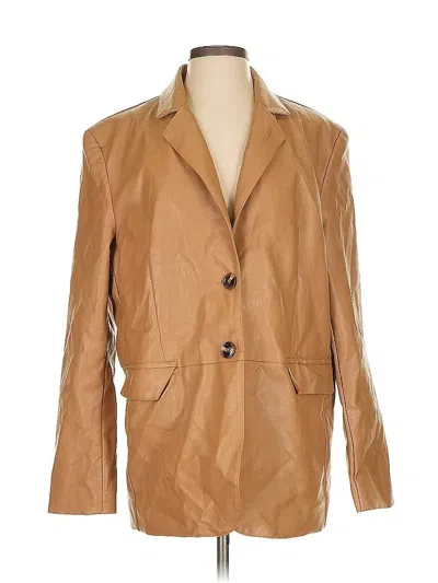 Pre-owned Beige Botany Blazer Jacket In Brown