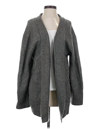 Pre-owned Beige Botany Cardigan Sweater In Gray