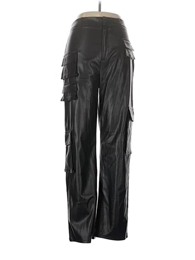 Pre-owned Beige Botany Cargo Pants In Black