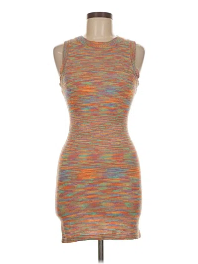 Pre-owned Beige Botany Casual Dress In Orange