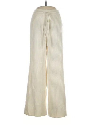 Pre-owned Beige Botany Casual Pants In Ivory
