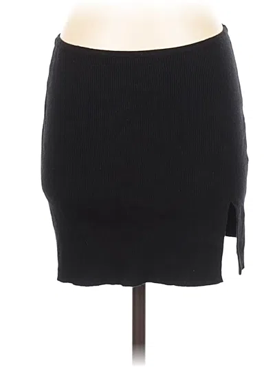 Pre-owned Beige Botany Casual Skirt In Black