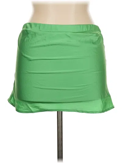 Pre-owned Beige Botany Casual Skirt In Green