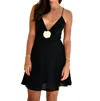 Beige Botany Coco Dress In Black In Black