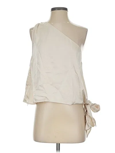 Pre-owned Beige Botany Sleeveless Blouse In Ivory