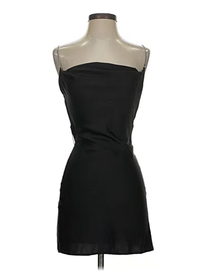 Pre-owned Beige Botany Sleeveless Top Black Strapless Neckline Tops