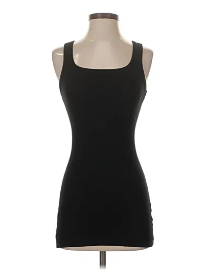 Pre-owned Beige Botany Tank Top Black Square Neckline Tops
