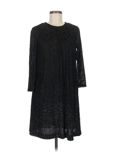 Pre-owned Beige By Eci Casual Dress In Black