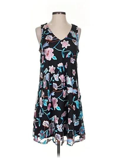 Pre-owned Beige By Eci Casual Dress In Blue