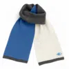 Beira Women's Blue / Grey Wool & Cashmere Stripe Scarf – Cool Tones In Gray