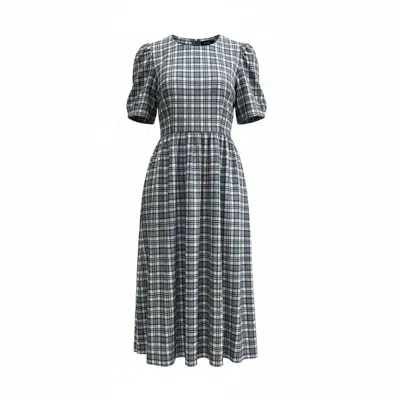 Beira Women's Flora Dress – Blue Check Cotton