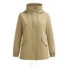 Beira Women's Neutrals Luisa Water Repellent Jacket In Beige In Sand
