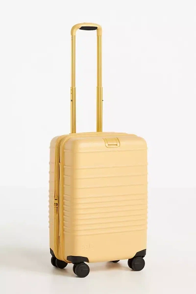Beis Carry-on Roller Suitcase In Yellow