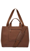 Beis Béis The East/west Water Repellent Tote In Maple
