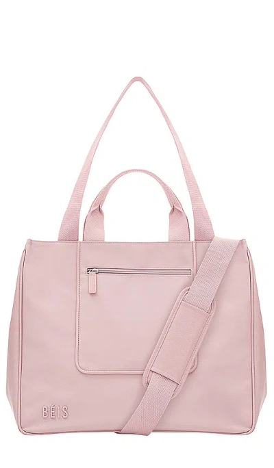 Beis The East/west Tote In Atlas Pink