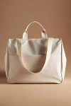 Beis East West Tote In Beige