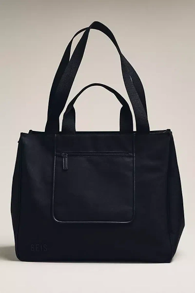 Beis East West Tote In Black