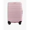 Beis In Atlas Pink The Carry-on Roller Four-wheel Shell Cabin Suitcase 58cm X 40cm In In Atlas Pink