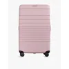 Beis In Atlas Pink The Large Check-in Roller Four-wheel Shell Suitcase 79.5cm X 50cm In In Atlas Pink