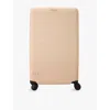 Beis In Beige The Large Check-in Roller Four-wheel Shell Suitcase 79.5cm X 50cm In In Beige