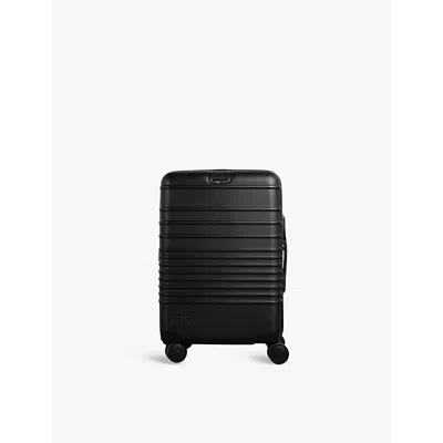 Beis Carry-on Roller 4-wheel Polycarbonate Cabin Suitcase 58cm In In Black / Beige Handle