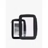 Beis The Inflight Cosmetic Case Set In In Black