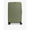 Beis The Large Check-in Roller Four-wheel Polycarbonate Suitcase 79.5cm In In Olive