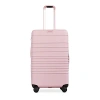 BEIS BEIS MEDIUM CHECK-IN ROLLER IN ATLAS PINK