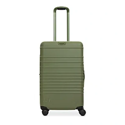 Beis Medium Check-in Roller In Olive In Green