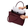 Beis The Book Tote In Burgundy