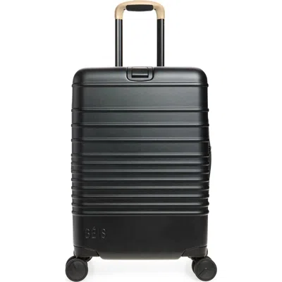 Beis Béis The Carry-on Roller Suitcase In Black