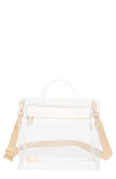 Beis Béis The Clear Stadium Tote In White