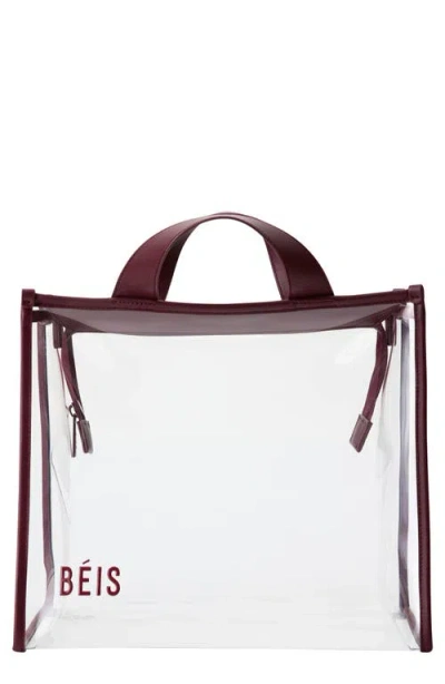 Beis Béis The Clear Stadium Tote In White