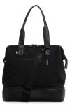 Beis The Mini Convertible Weekend Travel Bag In Black
