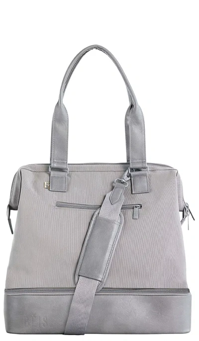 Beis Mini Weekend Bag. In Grey
