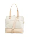 BEIS BEIS THE CONVERTIBLE MINI WEEKENDER BAG IN BEIGE
