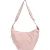 Beis Béis The Crescent Catchall Crossbody Bag In Pink