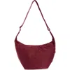 Beis Béis The Crescent Catchall Crossbody Bag In Burgundy