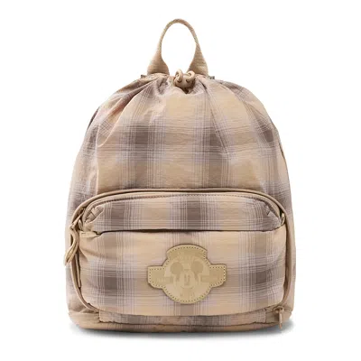 Beis The Disney Convertible Crossbody Backpack In Plaid