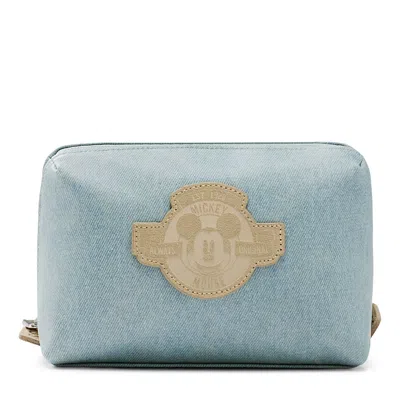 Beis The Disney Medium Cosmetic Pouch In Blue