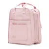 Beis The Expandable Backpack In Atlas Pink