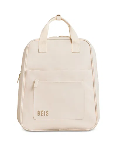 BEIS BEIS THE EXPANDABLE BACKPACK IN BEIGE