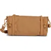 Beis Béis The Expandable Crossbody Charm In Brown